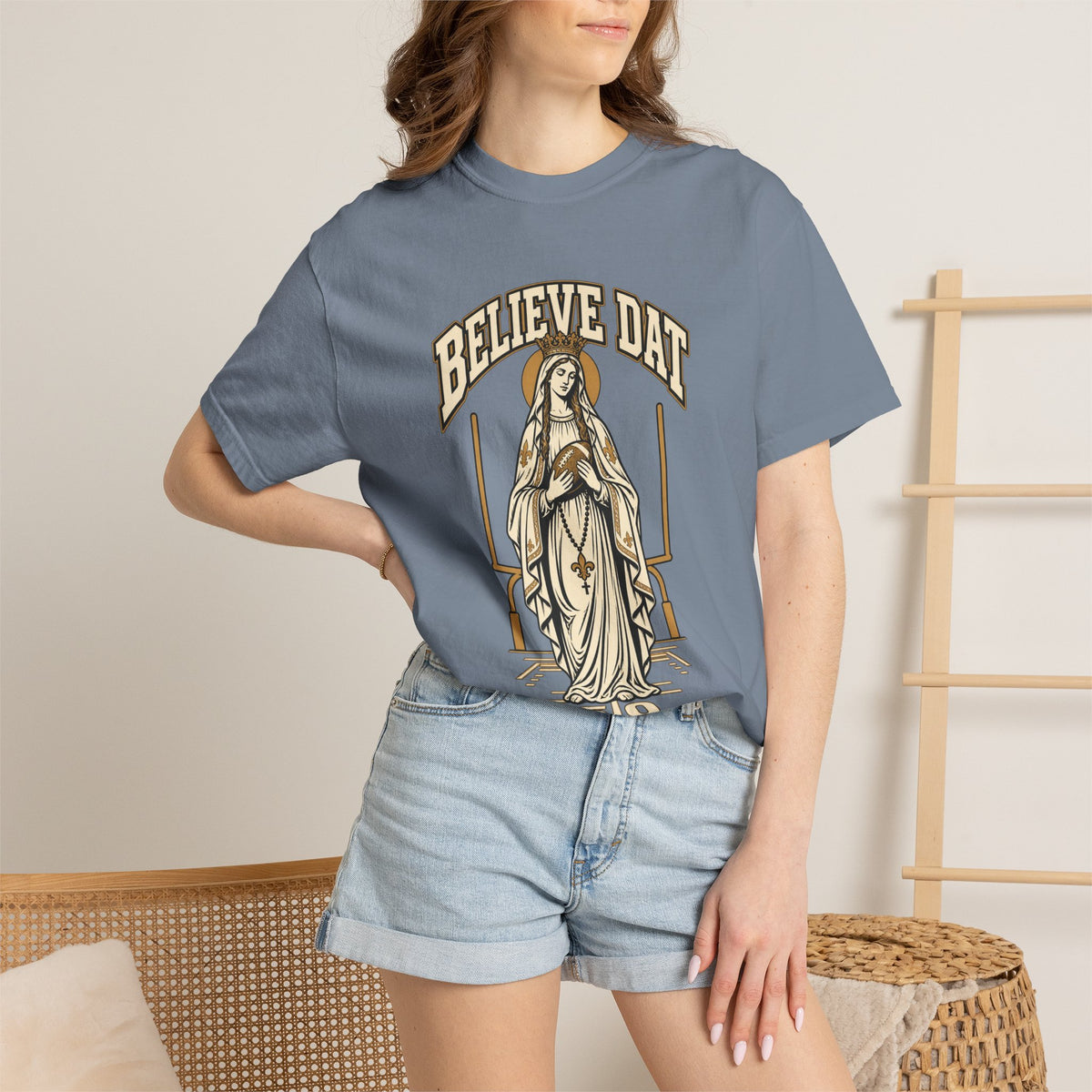 Hail Mary Believe Dat Shirt