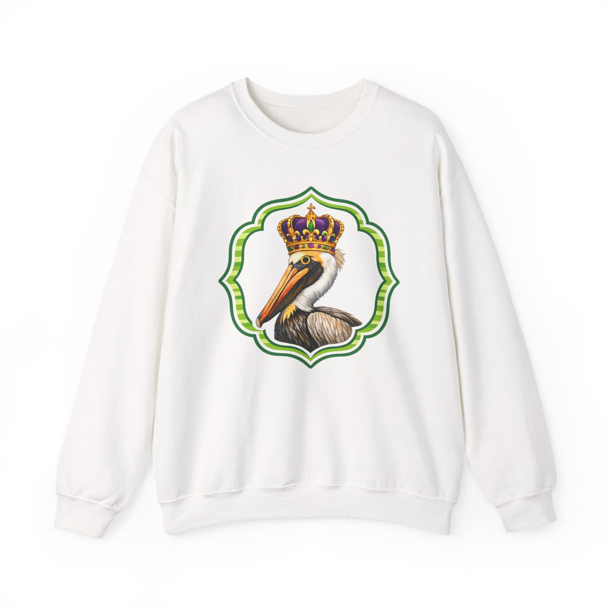 Crowned on the Bayou Unisex Heavy Blend™ Crewneck  Sweatshirt