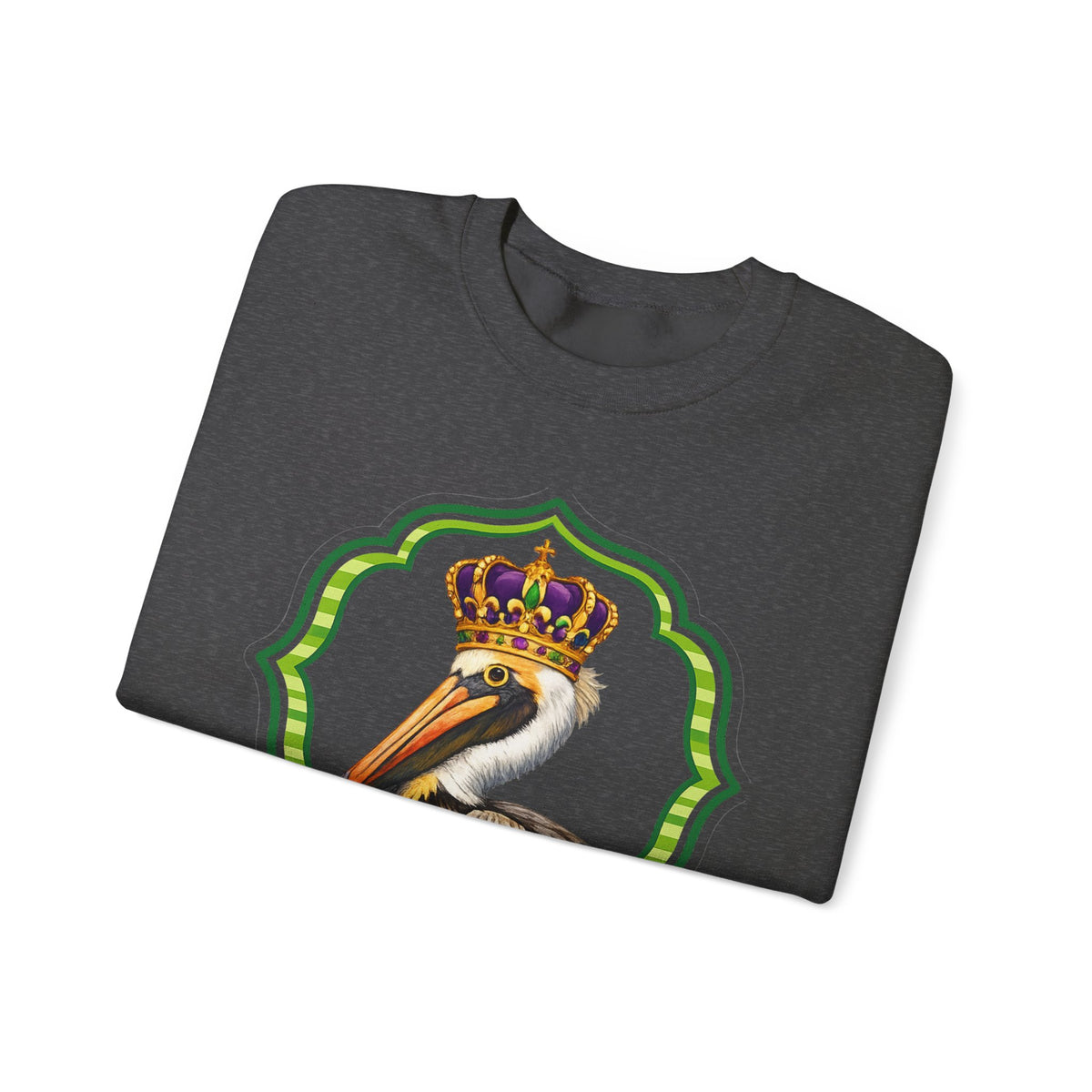 Crowned on the Bayou Unisex Heavy Blend™ Crewneck  Sweatshirt