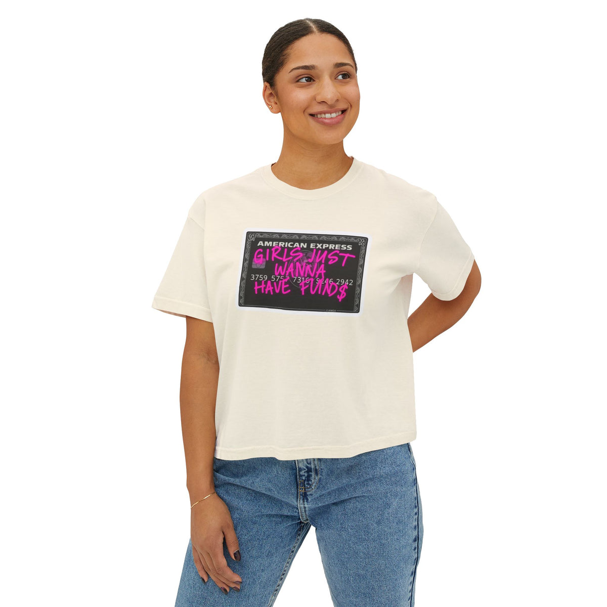 Girls Just Wanna Have Funds Comfort Colors® BOXY Tee