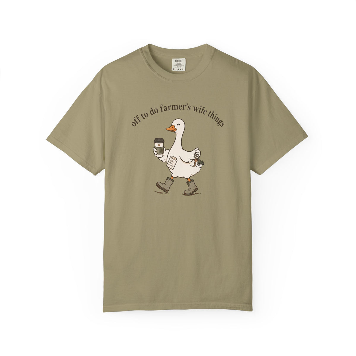 Off to Do Farmer’s Wife Things Comfort Colors® Tee