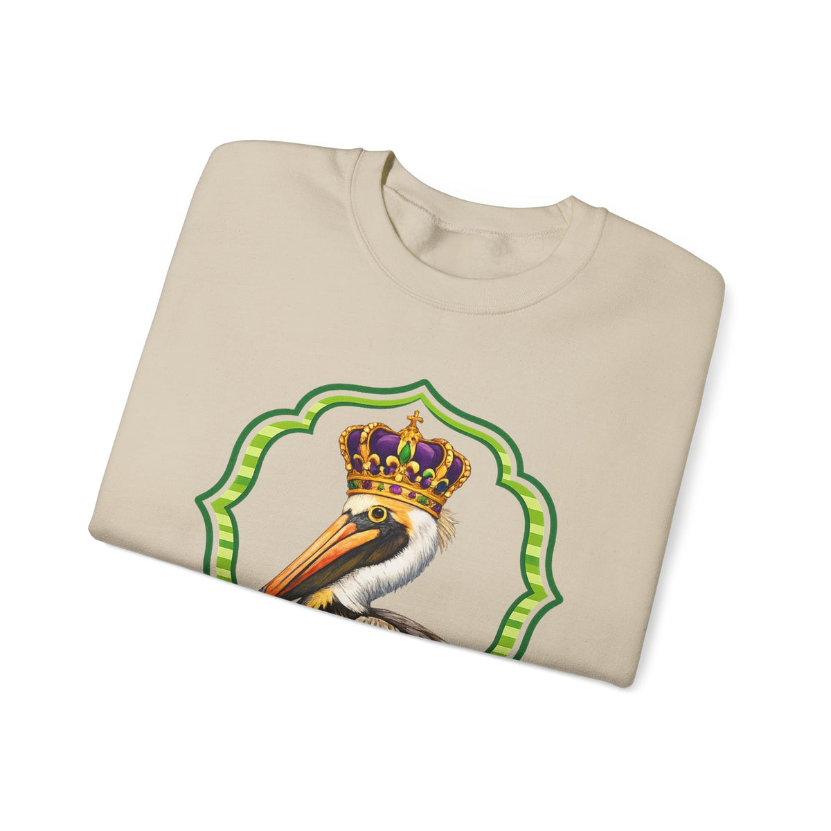 Crowned on the Bayou Unisex Heavy Blend™ Crewneck  Sweatshirt