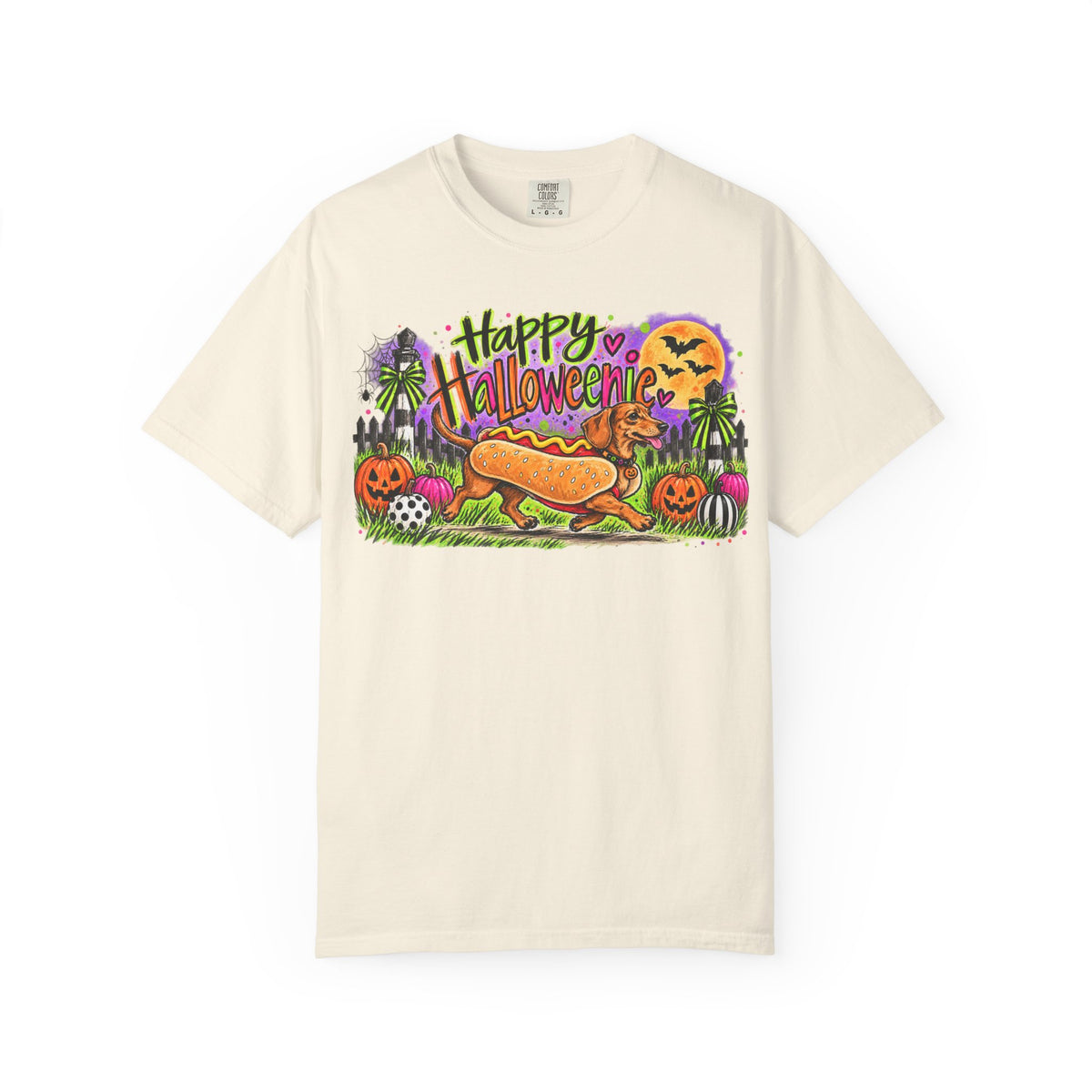 Happy Halloweenie Comfort Colors