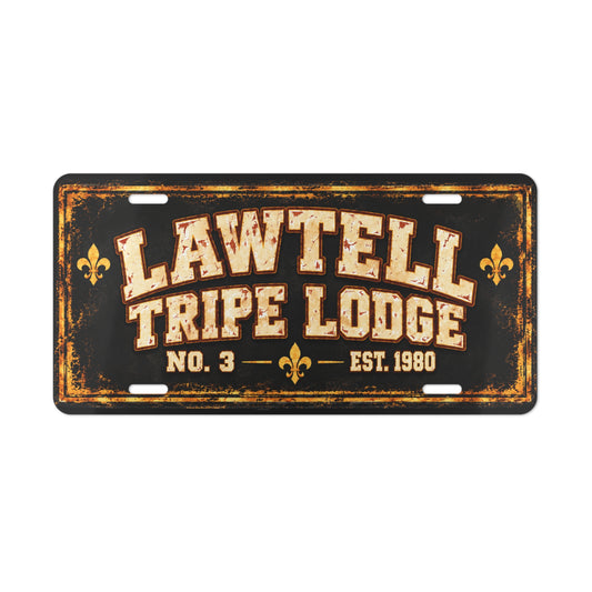 Lawtell Tripe Club Vanity Plate