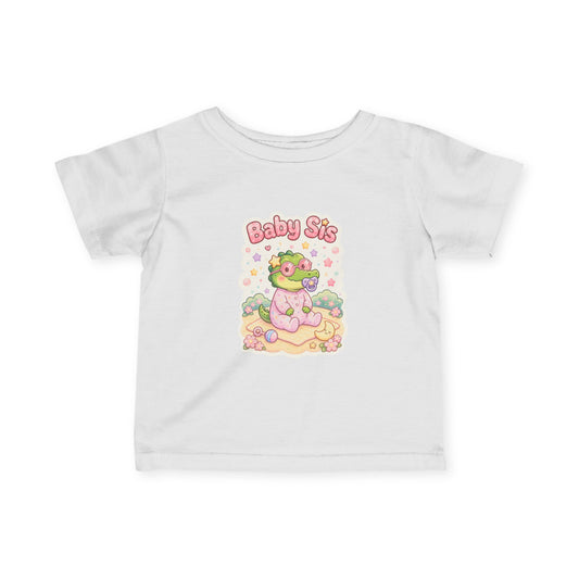 Baby Sis Gator Infant Fine Jersey Tee