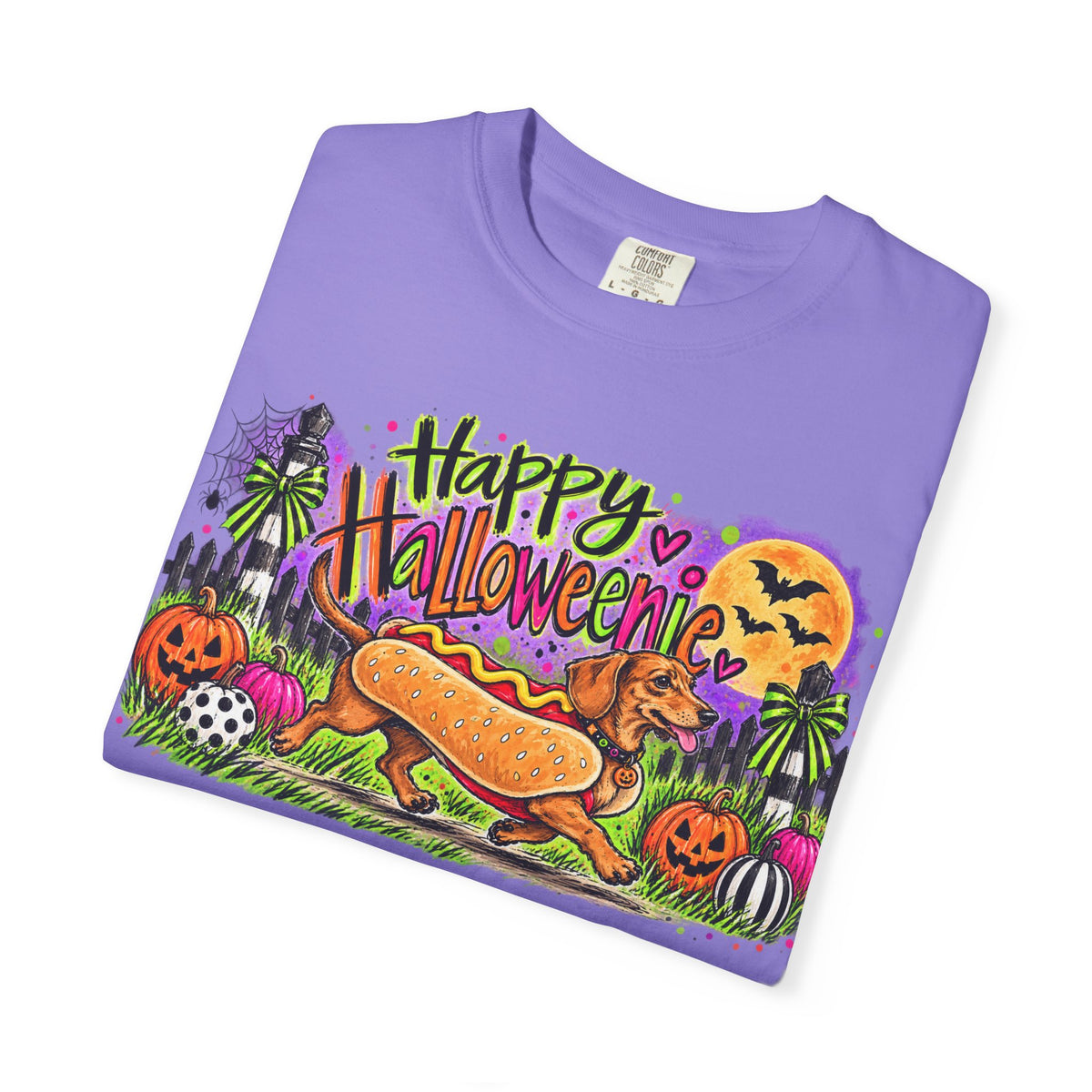 Happy Halloweenie Comfort Colors