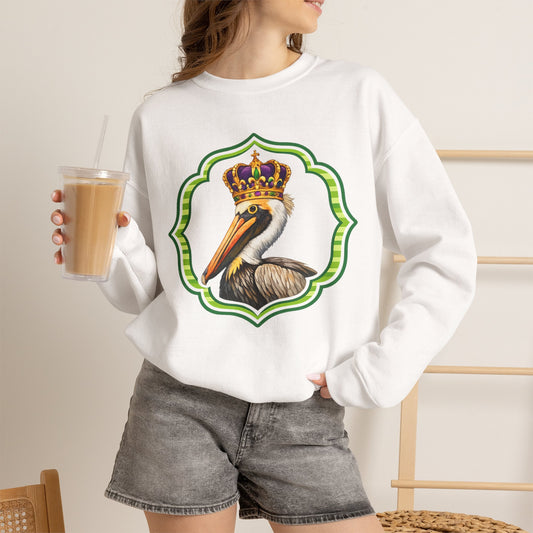 Crowned on the Bayou Unisex Heavy Blend™ Crewneck  Sweatshirt