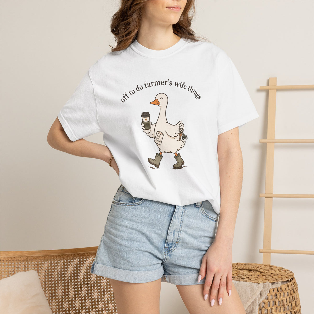 Off to Do Farmer’s Wife Things Comfort Colors® Tee