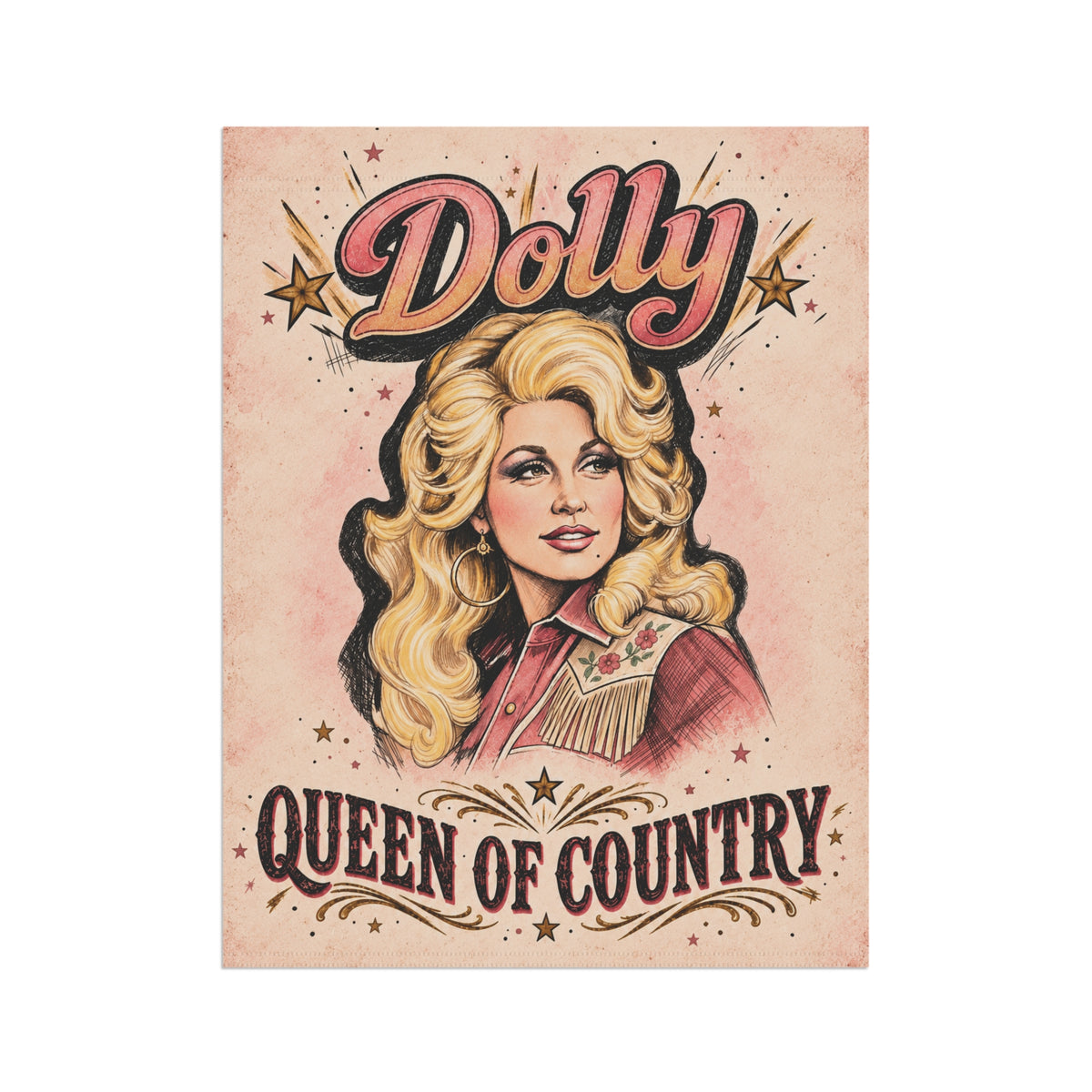 Queen of Country Garden & House Banner
