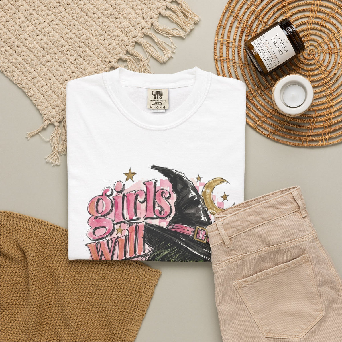 Girls Will Be Girls — Coven Casual Comfort Colors Tee