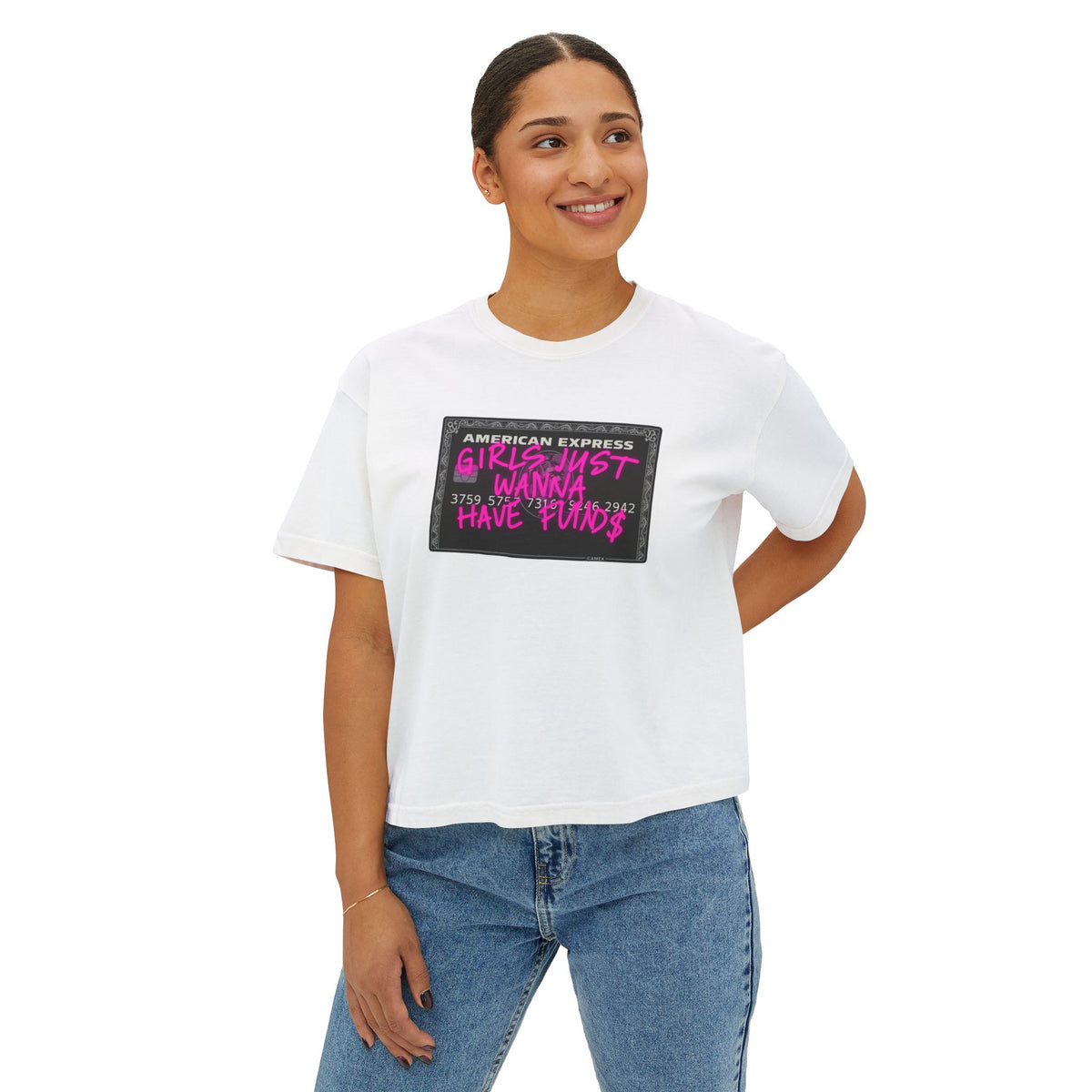 Girls Just Wanna Have Funds Comfort Colors® BOXY Tee