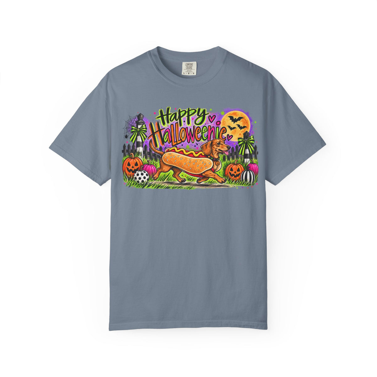 Happy Halloweenie Comfort Colors