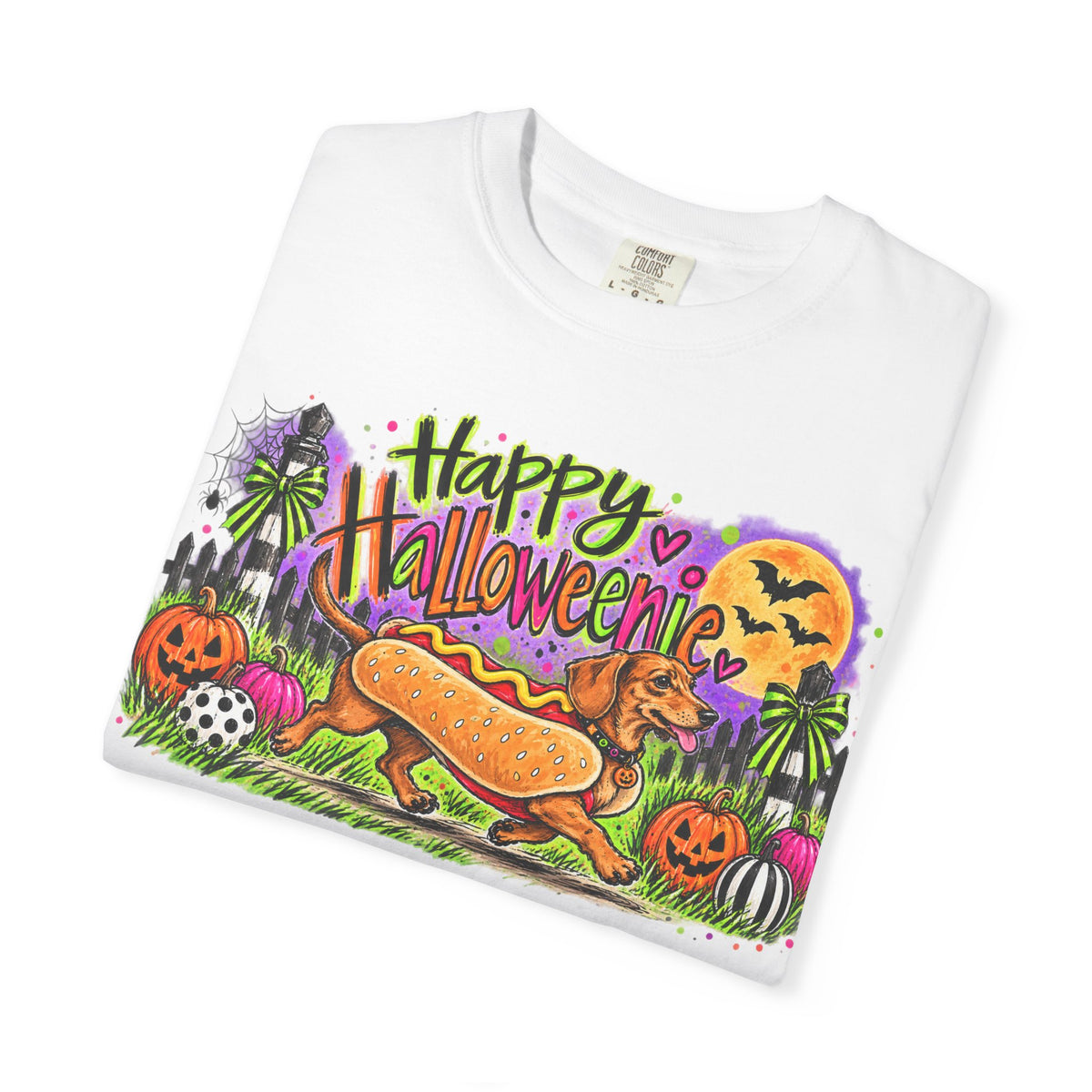 Happy Halloweenie Comfort Colors
