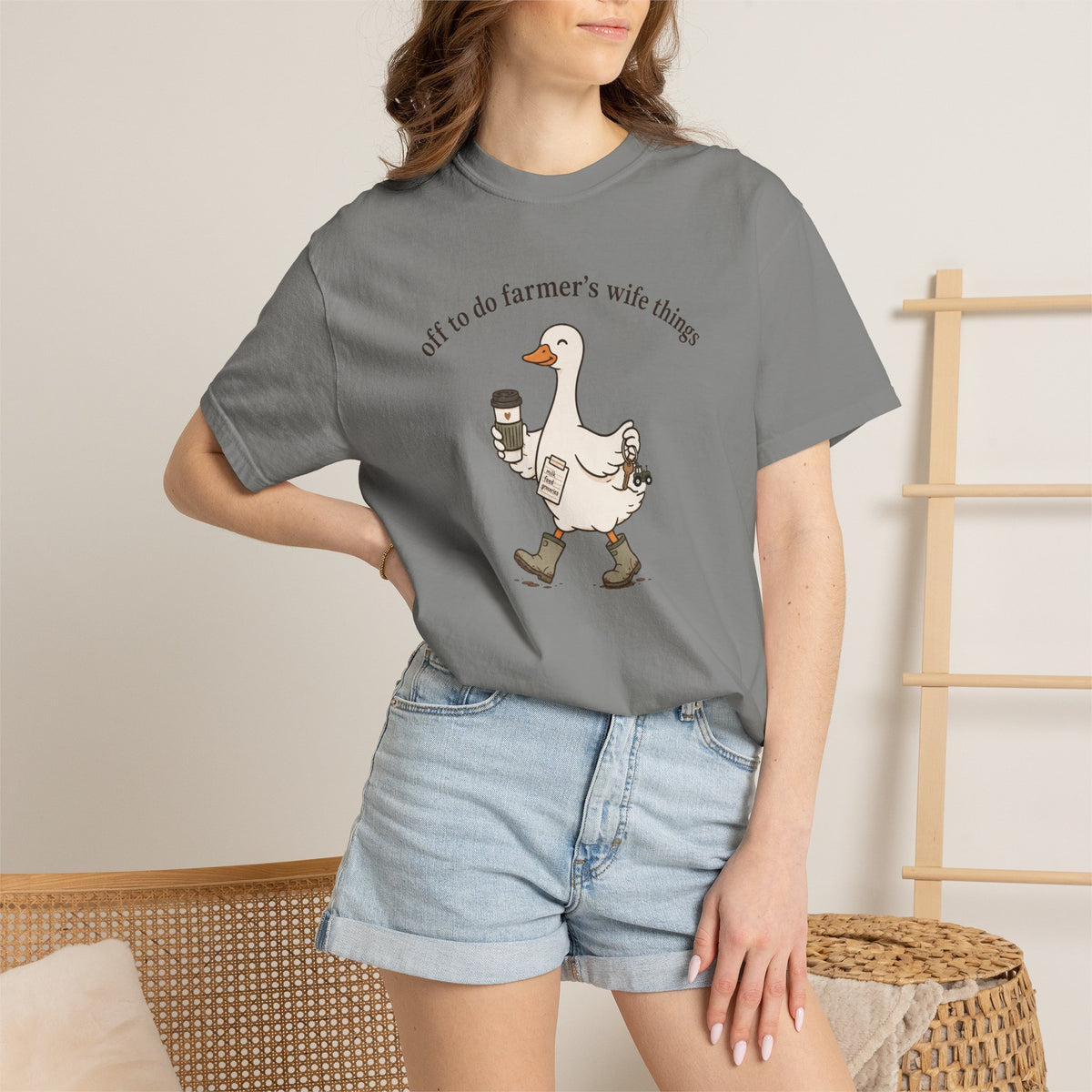 Off to Do Farmer’s Wife Things Comfort Colors® Tee