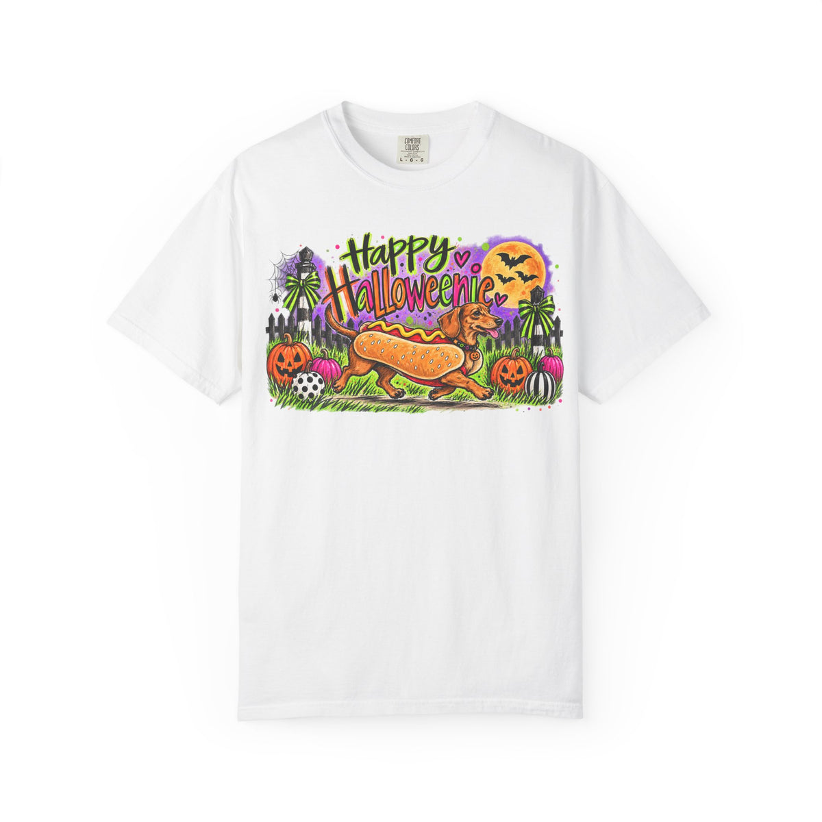 Happy Halloweenie Comfort Colors