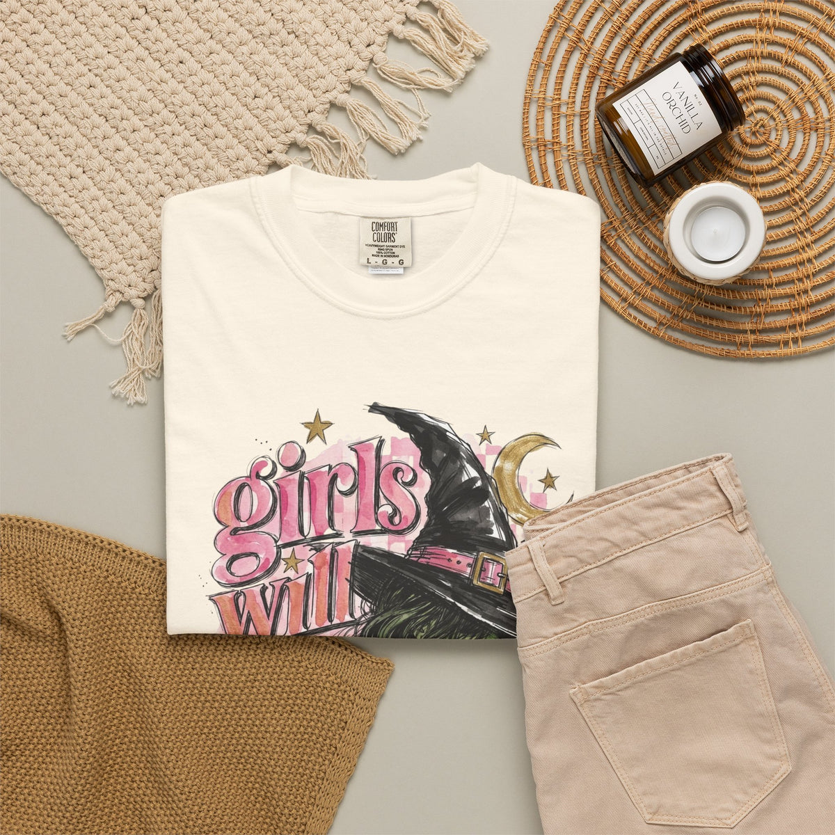Girls Will Be Girls — Coven Casual Comfort Colors Tee