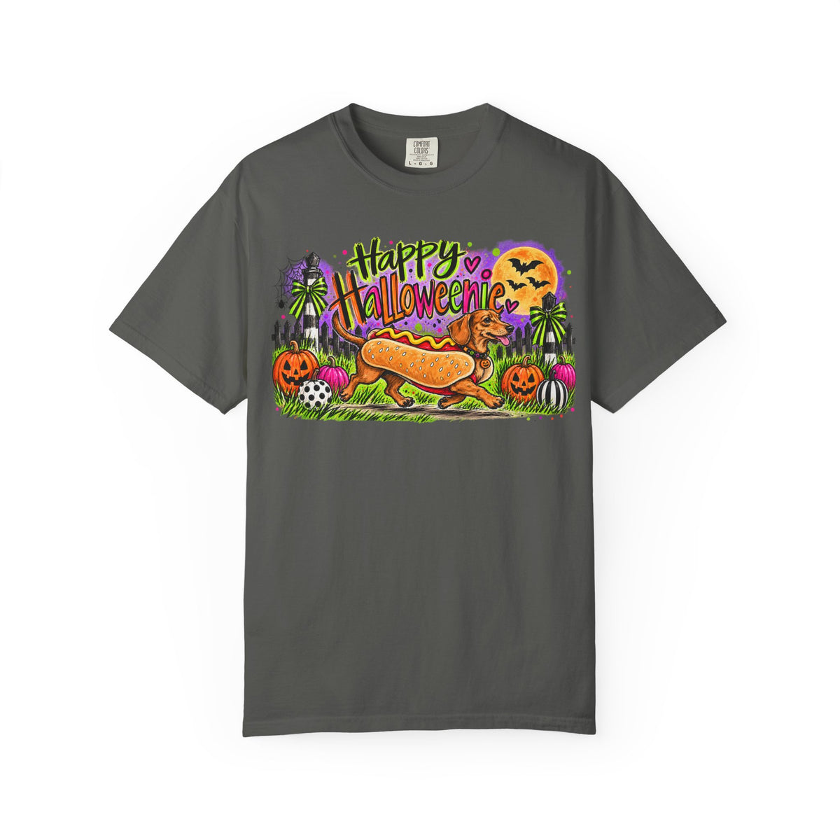 Happy Halloweenie Comfort Colors