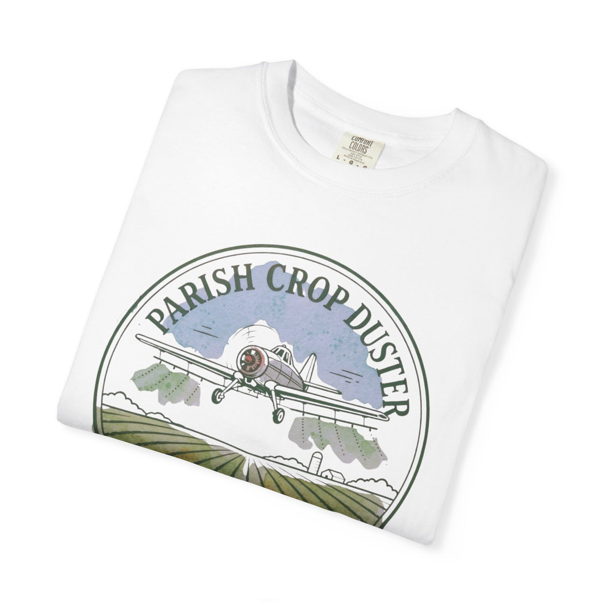 Parish Crop Duster Association Comfort Colors Tee