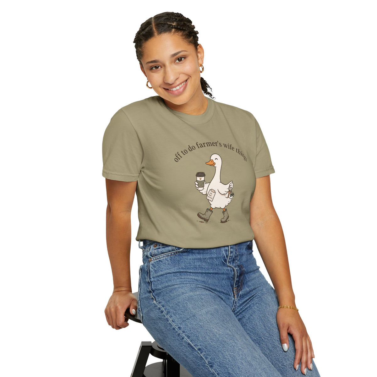 Off to Do Farmer’s Wife Things Comfort Colors® Tee