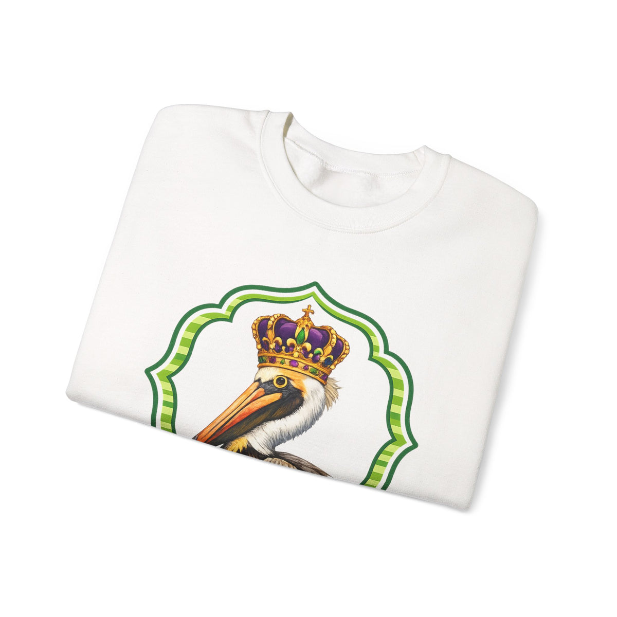Crowned on the Bayou Unisex Heavy Blend™ Crewneck  Sweatshirt