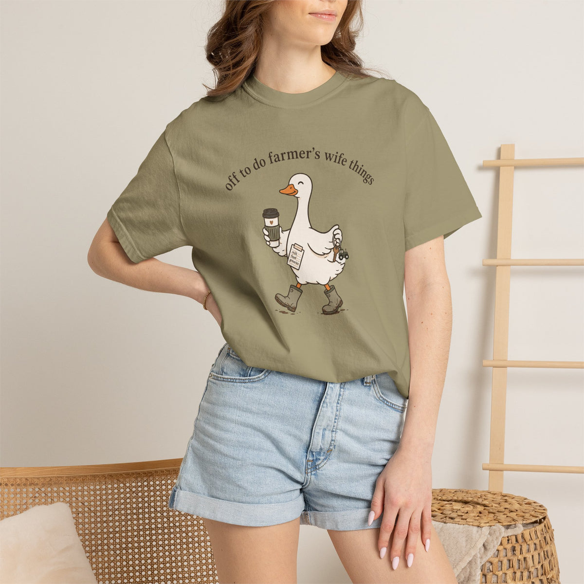 Off to Do Farmer’s Wife Things Comfort Colors® Tee