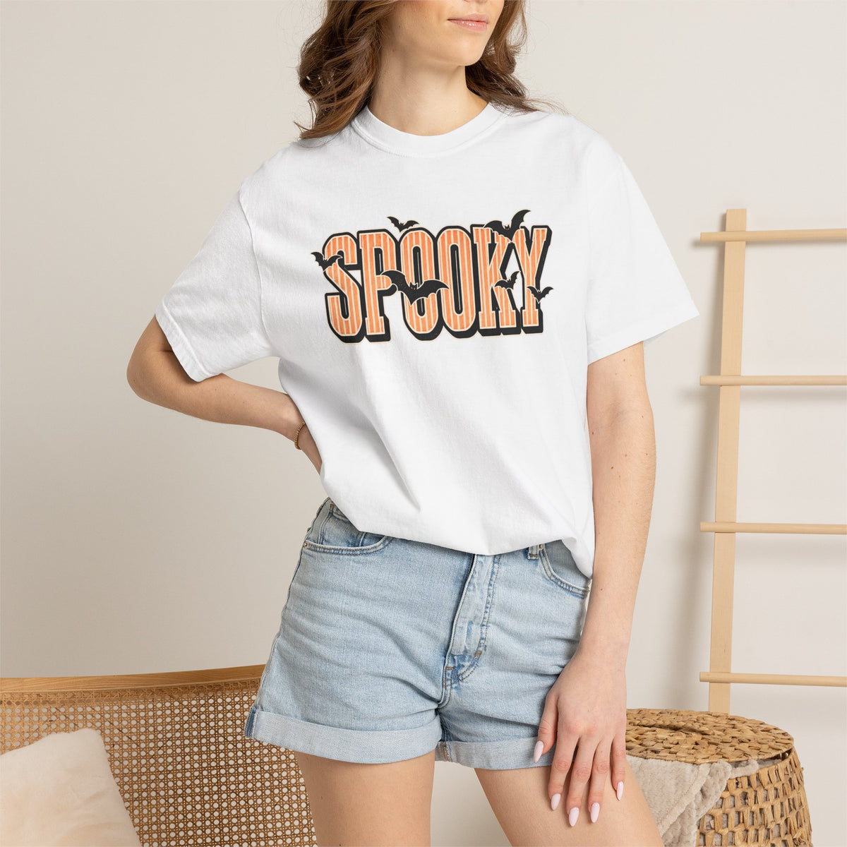 Spooky Season Varsity Comfort Colors Tee