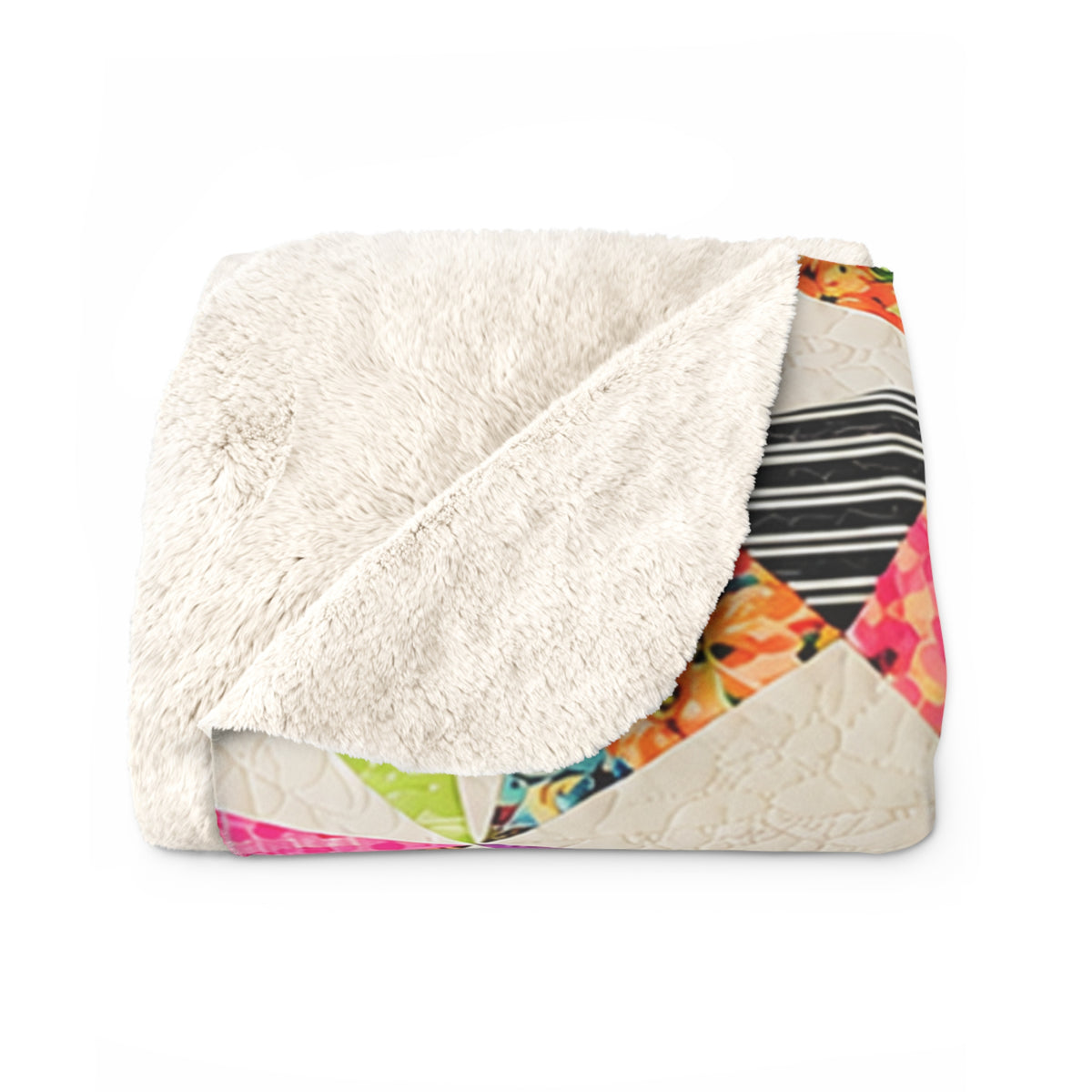 Bayou Confetti Sherpa Fleece Blanket
