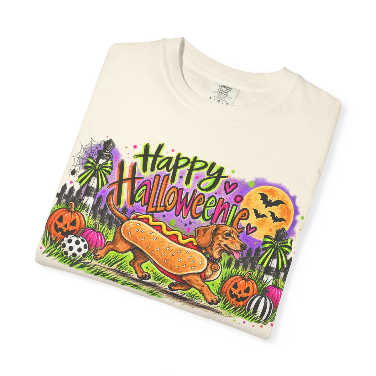 Happy Halloweenie Comfort Colors