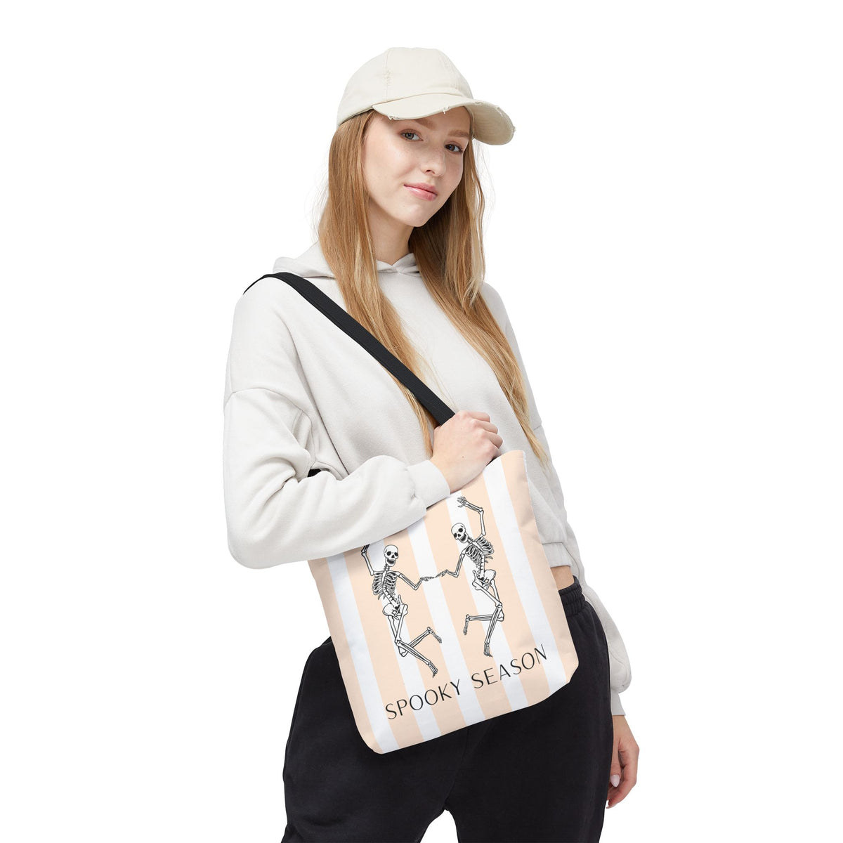 Spooky Season Skeleton Tote Bag