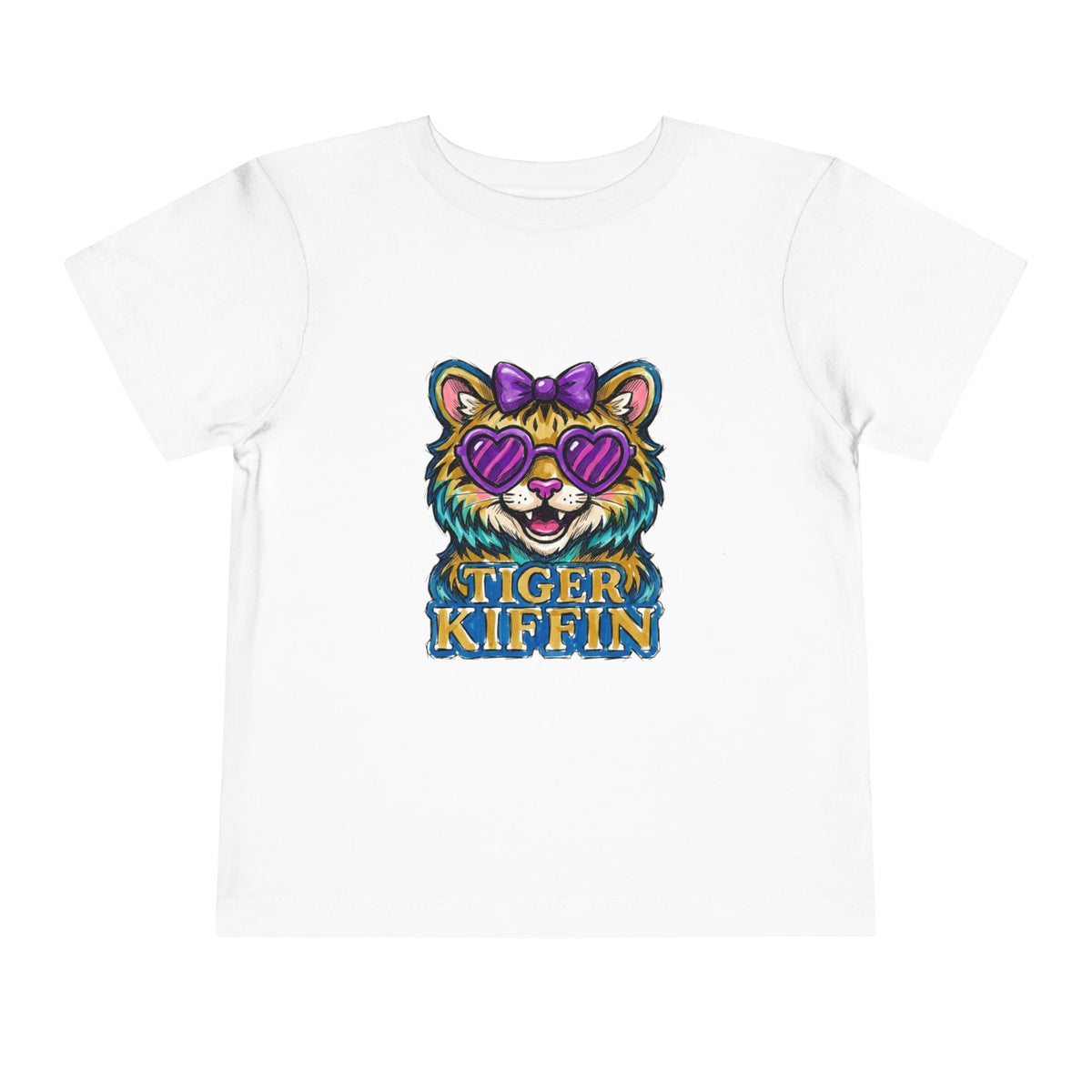 Tiger Kiffin Bow Toddler Short Sleeve Tee