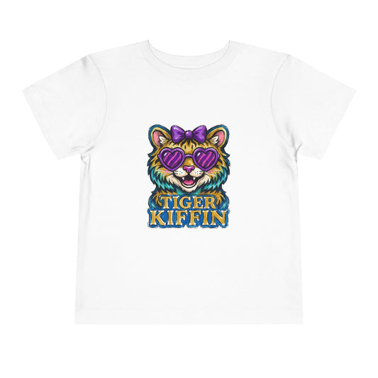 Tiger Kiffin Bow Toddler Short Sleeve Tee
