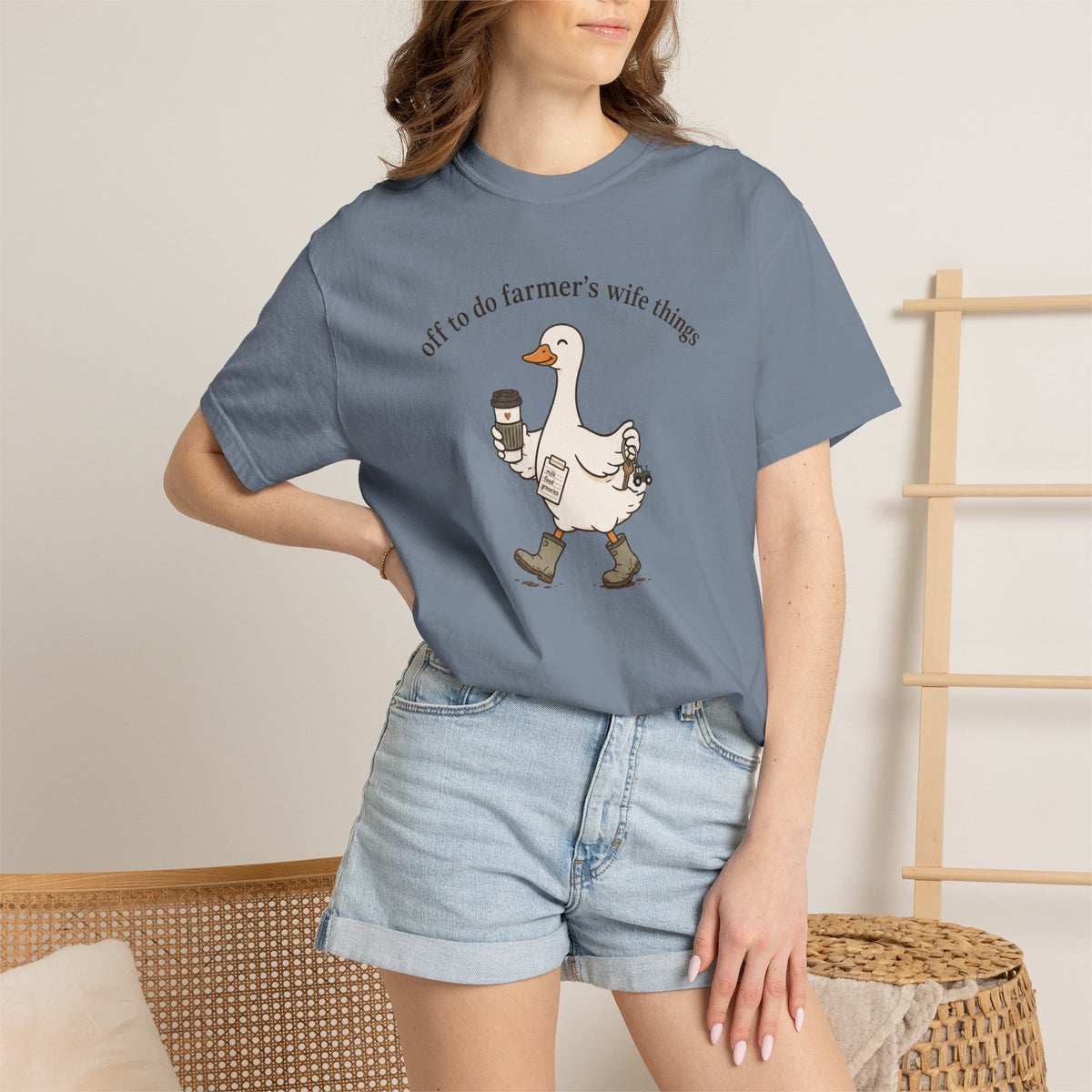 Off to Do Farmer’s Wife Things Comfort Colors® Tee