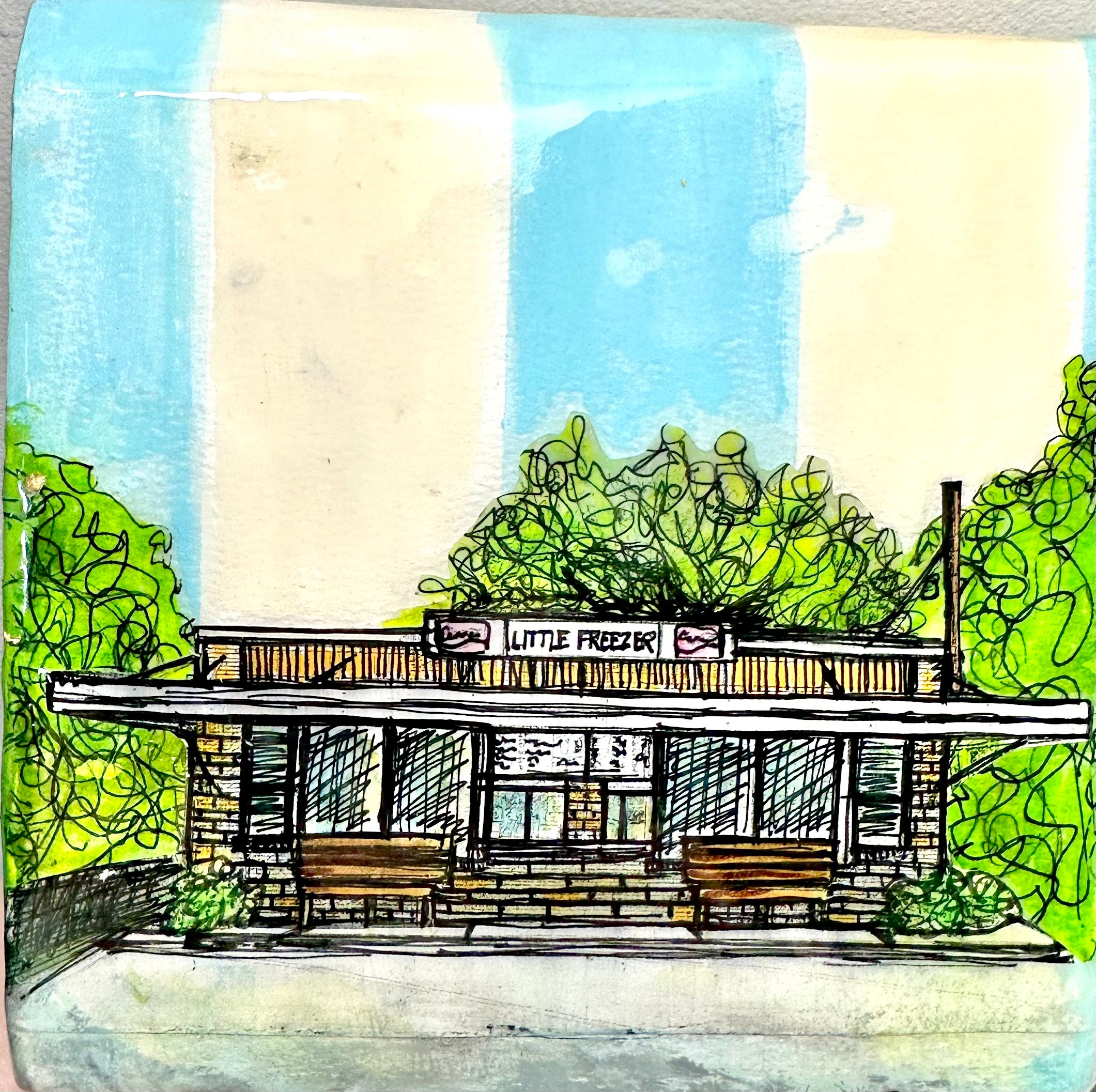 Little Freezer Art Block